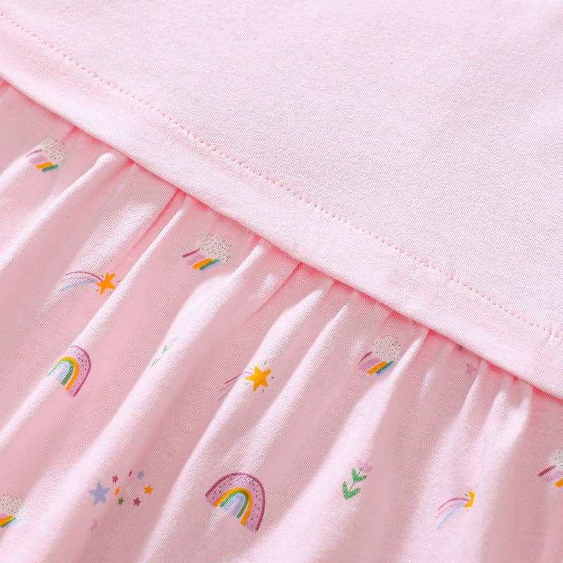 Unicorn Short Sleeve Dress for Girls