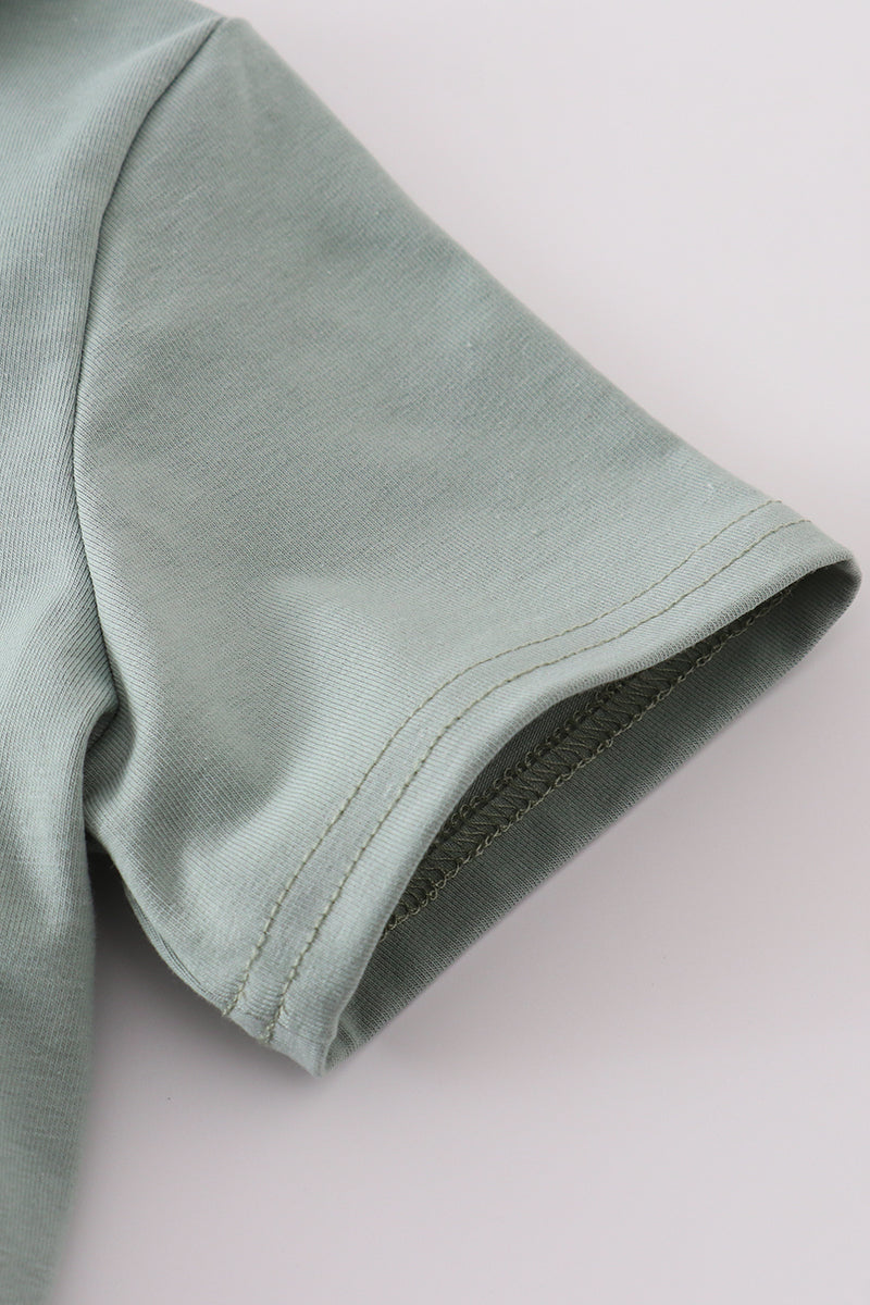 Sage stripe button down shirt