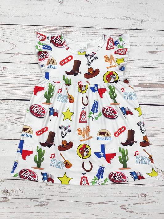 Girl Texas Summer Dress