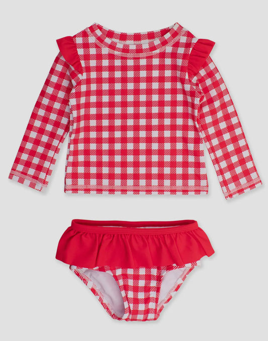 Red gingham 2 piece