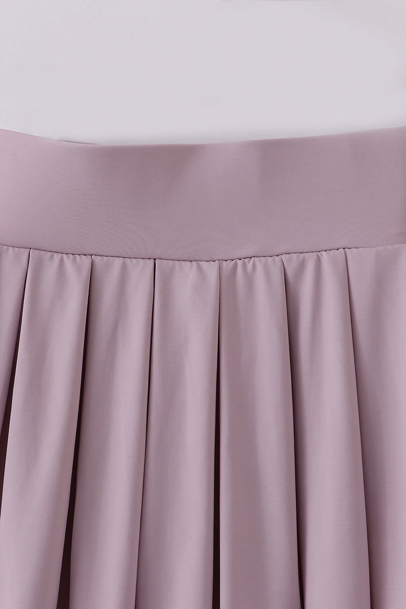 Purple yoga fabric girl skorts