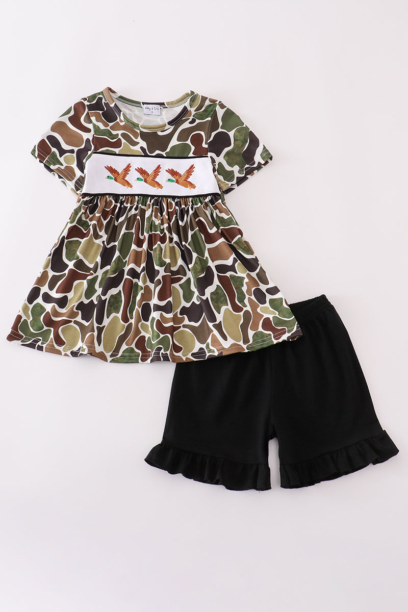 Camouflage duck embroidery set
