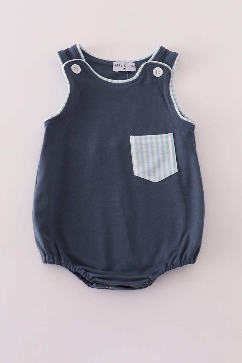 Blue stripe pocket bubble