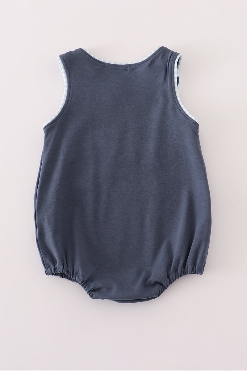 Blue stripe pocket bubble